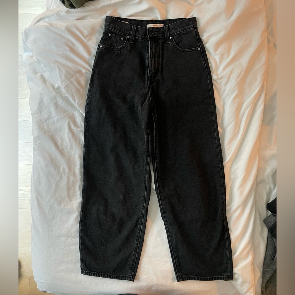Levis balloon denim